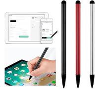 Juego de 3 lápices capacitivos universales para pantalla táctil para iPad, iPhone, Android, smartphones, tabletas, todos los dispositivos de pantalla táctil, lápices capacitivos, accesorios
