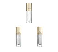 Juego de 3 lápices de sombra de ojos líquida con diamantes de imitación, regalo cosmético, color blanco glamour, 0.9 x 3.1 pulgadas