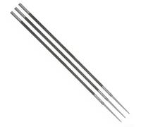 Juego de 3 limas afiladoras de motosierra, metal de 3,5 mm de diámetro, accesorios de motosierra compatibles con motosierras Oregon