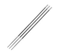 Juego de 3 limas de cadena de motosierra para afilar motosierras, afilar limas redondas, cadena de corte de 5/32 pies, 3/16 pies, 7/32 pies, herramientas de limado de metal