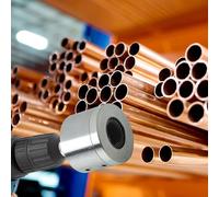 Juego de 3 limpiadores de tuberías de taladro eléctrico de 15 mm + 22 mm con cepillos de repuesto, cepillo de limpieza de tubos de cobre de metal para herramientas eléctricas, compatible (15 mm)