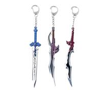 Juego de 3 llaveros Anime Solo Leveling - Llaves encantadoras Kawaii, regalo para aficionados al anime (multicolor)