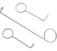 Juego de 3 Maestra para Abrir Puertas, Juego de Ganzúas Profesionales, 3 Unidades llaves Universales de Acero Inoxidable, Herramienta de Apertura para Puertas de Habitaciones y Cerraduras de Barba