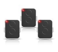 Juego de 3 mandos compatibles con Nice Era ONE2/ON2E/ON4E/ON1E, 433,92 MHz, mando a distancia puerta de garaje, Rolling Code, 2 canales, color blanco