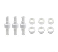 Juego de 3 mangueras giratorias D20 y tuerca de manguera D15 diseñado para Zodiac 180 para modelos 280 380 480