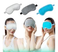 Juego de 3 mascarillas térmicas con compresa húmeda y cálida pesada para ojos secos y migraña, máscara refrescante con compresa fría para ojos irritados, ojos secos, blefaritis y orzuelos