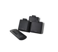Juego de 3 mini tomas de encendido/apagado exteriores de 3000 W + mando a distancia