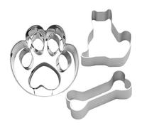 Juego de 3 moldes para galletas y caramelos