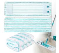 Juego de 3 Mopas de Repuesto Compatibles con Leifheit Profi XL Micro Duo / Profi XL Cotton Plus Mop, Juego de Cabezales de Microfibra para Lavadoras, Adecuado para Todo Tipo de Suelos