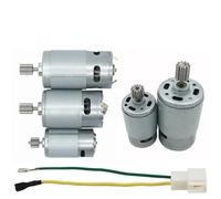 Juego de 3 motores de coche eléctrico para niños 550 RS390 RS380 570 12V 6V DL555 24V 10 dientes 1 cm 10000 rpm-35000rpm 30w-200w DC Motor (570 12V 35000RPM)