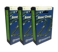 Juego de 3 motosierras Husqvarna de 50,8 cm con cadena baja H80-72 3/8 .050