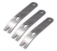 Juego de 3 palancas de acero inoxidable de alta resistencia, minipalanca de bolsillo plana, multifunción, para supervivencia, para exteriores, jardín.