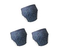 Juego de 3 pañales de tela lavables para adultos, material suave, ropa interior para incontinencia, talla XL