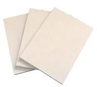 Juego de 3 paneles aislantes de fibra cerámica de alta temperatura (2300 °F)(300x300x10mm)