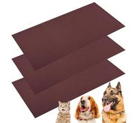 Juego de 3 papeles de vidrio de repuesto autoadhesivos para rascaperos, de uñas para gatos, forro de resiliente para bandeja de cama, alfombra de aseo especial | Suministro Fiable para mascotas