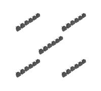 Juego de 3 pares de almohadillas de repuesto para reparación de zapatos de tacón alto, 16 mm, color negro