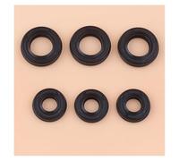 Juego de 3 pares de sellos de aceite de cigüeñal for GX35 GX 35 35.8cc, cortacésped desbrozadora, repuesto de Motor pequeño de 4 tiempos