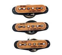 Juego de 3 pastillas de puente de guitarra Alnico HL148/HL150/HL152 de arce de bobina única para puente de guitarra