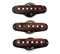 Juego de 3 pastillas para bajo eléctrico de palisandro, cuello abierto, tradicional para guitarra de 6 cuerdas, pastilla de cuello bajo, bobina única