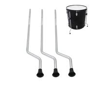 Juego de 3 patas antideslizantes para bombo, soporte de tambor, soporte de