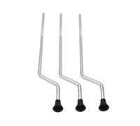 Juego de 3 patas de fijación para tambor, juego de 3 piezas con patas antideslizantes para bombo para educación musical, entretenimiento para actuaciones escénicas y versa