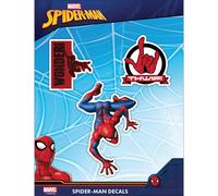 Juego de 3 pegatinas de vinilo de Marvel SpiderMan para botella de agua, casco de bicicleta, coche, portátil, monopatín, pegatinas de Marvel para