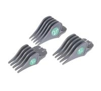 Juego De 3 Peines Guía De 32 Mm, 38 Mm Y 51 Mm, Compatibles Con Wahl, Protectores For Máquinas De Cortar Pelo, Accesorios For Peluquerías Y Salones De Belleza.(Gray)