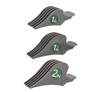 Juego De 3 Peines Guía Grandes For Cortapelos Eléctricos, Compatibles Con Wahl, Tijeras Universales De Empuje Negras De 32/38/51 Mm G0310(GRAY)