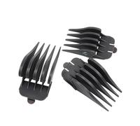Juego De 3 Peines Guía Grandes For Cortapelos Eléctricos, Compatibles Con Wahl, Tijeras Universales De Empuje Negras De 32/38/51 Mm G0310(Black)