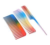 Juego de 3 peines para el cabello, galvanizado, para el hogar, peluquería, peluquería, profesional, para hombres y mujeres