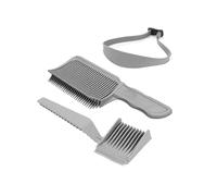 Juego de 3 peines, plantilla ajustable para cortar el pelo, peine curvado para peluquería, ayuda para cortar el pelo, peine de posicionamiento curvado, accesorios de peluquería
