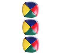 Juego de 3 pelotas de malabares para adultos y principiantes, bolas de malabares suaves y duraderas para el desarrollo de habilidades, fácil agarre, ideal para aprender y divertirse, niveles de