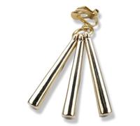 Juego de 3 pendientes de cosplay del pirata espadachín de la tripulación - Elige el tipo de cierre - Colgante 3,3 cm, XL, Zinc, Sin piedra preciosa