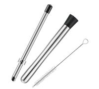 Juego de 3 perforadores de limonada y pajitas para bebidas, mortero, perforador, herramienta de mezcla de bebidas para café, cocina, restaurante, hogar, pícnic