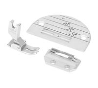 Juego de 3 Piezas de Accesorios para Máquina de Coser Industrial, Prensatelas de la Placa de la Aguja para Máquinas de Coser, Prensatelas de Coser