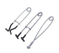 Juego de 3 piezas de acero inoxidable para boca de pescado, extractor de anzuelos, retractor de mandíbula, abridor de boca de pescado