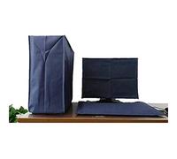 Juego de 3 piezas de Cubierta Antipolvo Para Computadora de Escritorio PC CPU Tower Protector Monitor+Teclado+PC host a Prueba de Polvo Cubiertas de Computadora Case,Cubierta de Polvo (17 pulgadas)