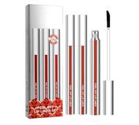 Juego de 3 piezas de delineador de labios con acabado mate, impermeable, accesorios de maquillaje de labios para mujer, contorno preciso, delineador diario