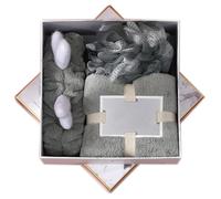 Juego de 3 piezas de ducha de lufa suave y grande, antideslizante, elástico, para adultos, hogar, viajes, ducha grande