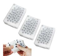 Juego de 3 piezas de expresión de espinillas, juguete Pimple Popper, juguete de Pimple Popping Toy, reutilizable, adecuado para la relajación y la concentración en la oficina, la escuela y los viajes