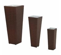 Juego de 3 piezas de metal para jardinería, resistente y resistente a la intemperie, ideal para jardineros y amantes del jardín