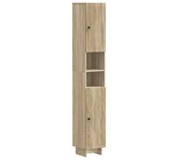 Juego de 3 piezas de muebles de baño EDE Dub Sonoma madera Ingeniería | Puertas reversibles de 90°, diseño delgado, almacenamiento óptimo, fácil mantenimiento, fijaciones de pared requeridas