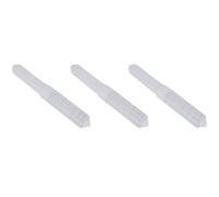 Juego de 3 piezas de repuesto de longitud ajustable para rollo de papel higiénico para baño (blanco 3 piezas)
