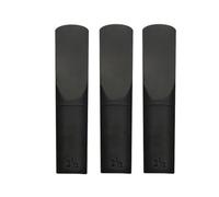 Juego de 3 piezas de saxofón de resina para instrumentos musicales de repuesto para tenores principiantes, saxofón soprano, saxofón soprano