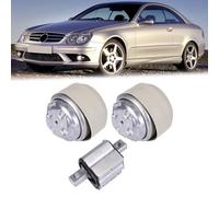 Juego de 3 piezas de soporte de motor y de engranaje para motor + cojinete de engranaje, soporte de motor y juego de engranajes compatible con Clase C E W203 CLK C209 W211 36918 38865 36363