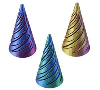 Juego de 3 piezas en espiral de cono Fidget Toys, pirámide 3D impresa, cono imposible, juguete antiestrés para niños y adultos, ideal para familia, oficina, escuela y viajes, regalo y recuerdo