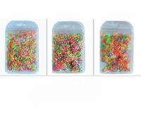 Juego de 3 piezas para decoración de uñas con purpurina, lentejuelas brillantes para decoración de uñas, estrellas de mariposa, corazón y lentejuelas, decoración de uñas fluorescente, para decoración