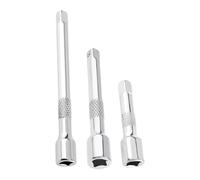 Juego De 3 Piezas Varillas Extensión Llave Trinquete Tubo 1/4 Pulgadas - Varillas 50mm 75mm 100mm Largo | Herramientas Manuales Extensión Enchufe Biela Dirección Para Reparación Hogar Mantenimiento Ve