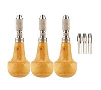 Juego de 3 Pin Vise Graver Tipo Portabrocas Boquilla de Bloqueo de Un Solo Extremo Herramienta de Precisión para Fabricación de Joyas Talla de Madera Modelo Construcción Madera