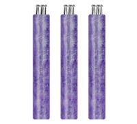 Juego de 3 pinceles acrílicos para uñas, color morado | Ergonómico para un arte floral rápido y fácil, ideal para entusiastas, más cómodo y suave